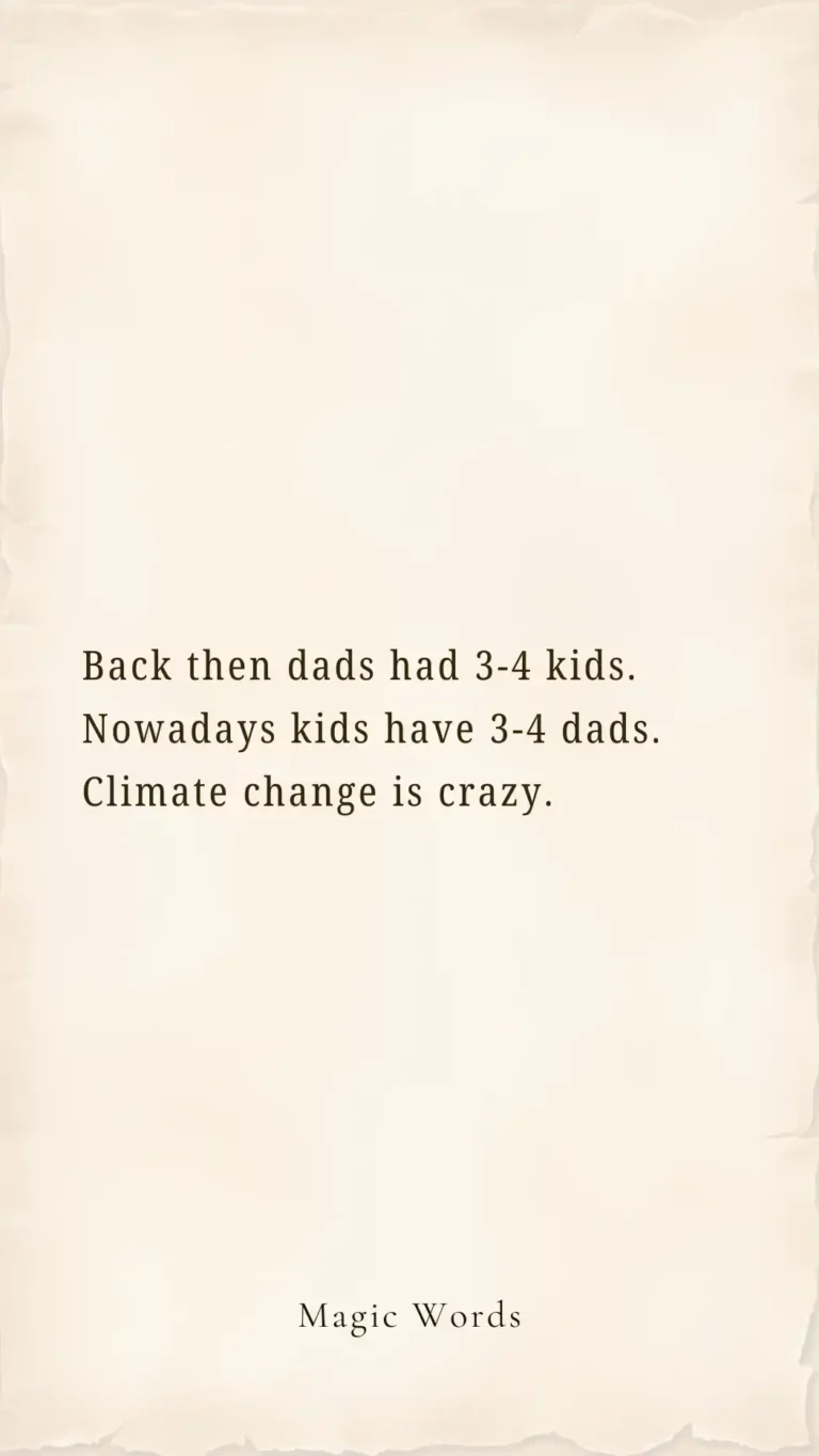 Back Then 3-4 Kids per Dad, Now 3-4 Dads per Kid – A Look at Changing Times