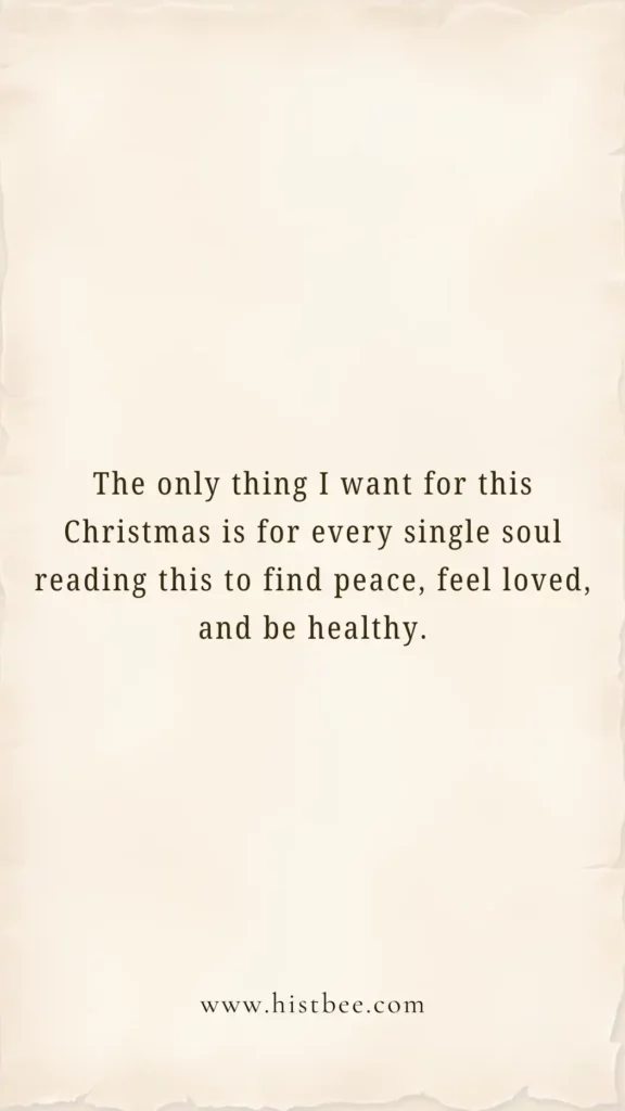 The Only Thing I Want for This Christmas Finding Peace, Feeling Loved, and Staying Healthy