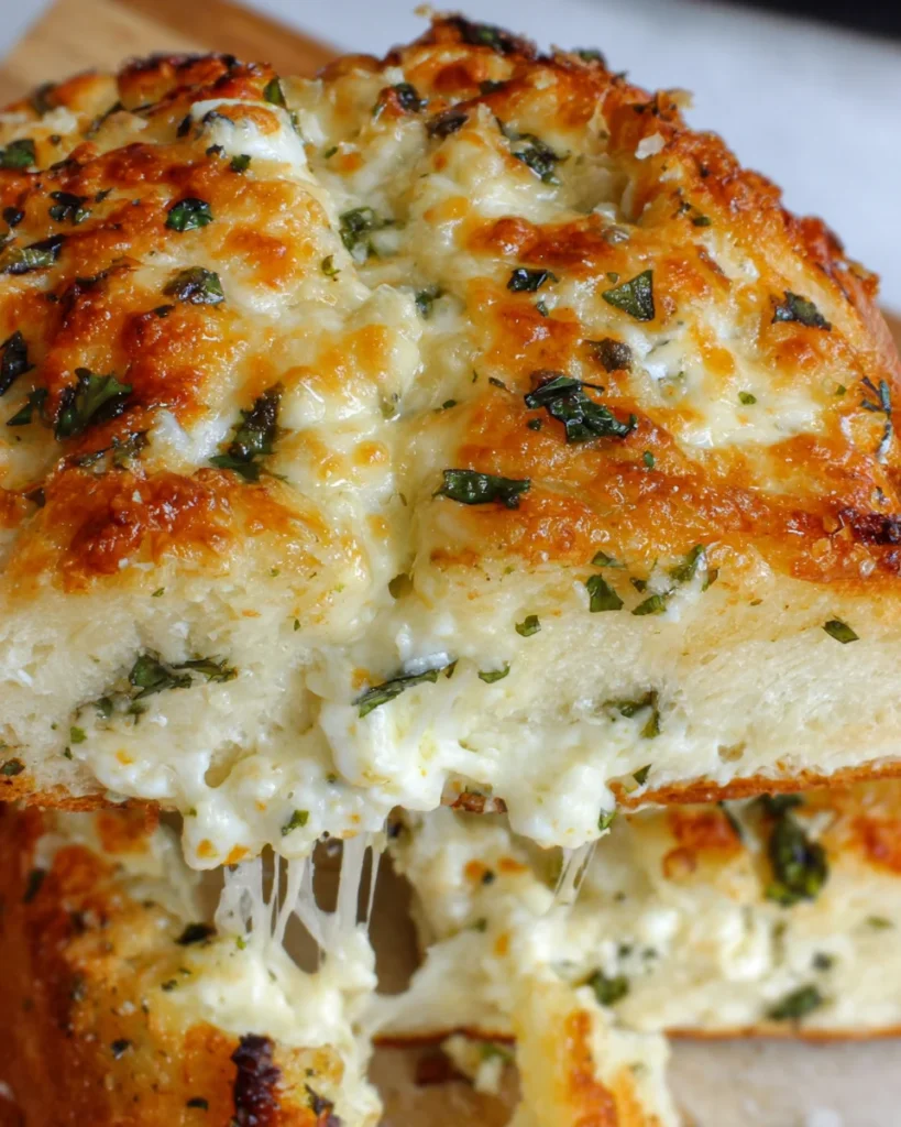 Absolutely Outrageous Cheesy Garlic Bread