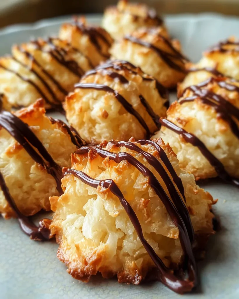 Coconut Macaroons with Condensed Milk