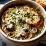 Creamy French Onion and Mushroom Soup