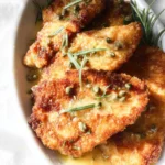 Crispy Chicken Cutlets – Easy Recipe with Lemon Rosemary Butter