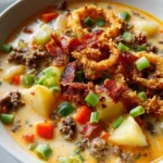 Easy Cheeseburger Soup Recipe