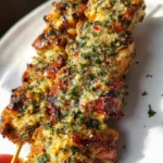 Garlic Parmesan Chicken Skewers