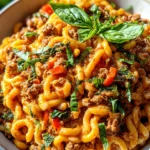 High-Protein Creamy Beef Pasta