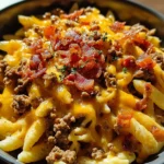 Loaded Bacon Cheeseburger Pasta