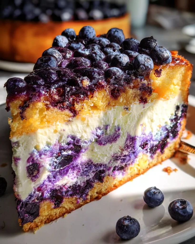 Nova Scotia Blueberry Cream Cake