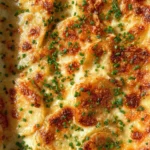 Roasted Garlic Potatoes au Gratin
