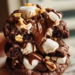 Rocky Road Chocolate Fudge Cookies