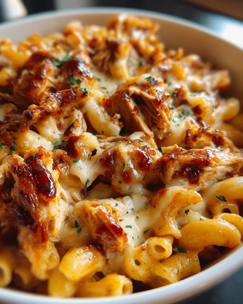 BBQ Chicken Mac and Cheese