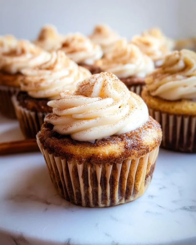 Cinnamon Roll Cupcake Recipe