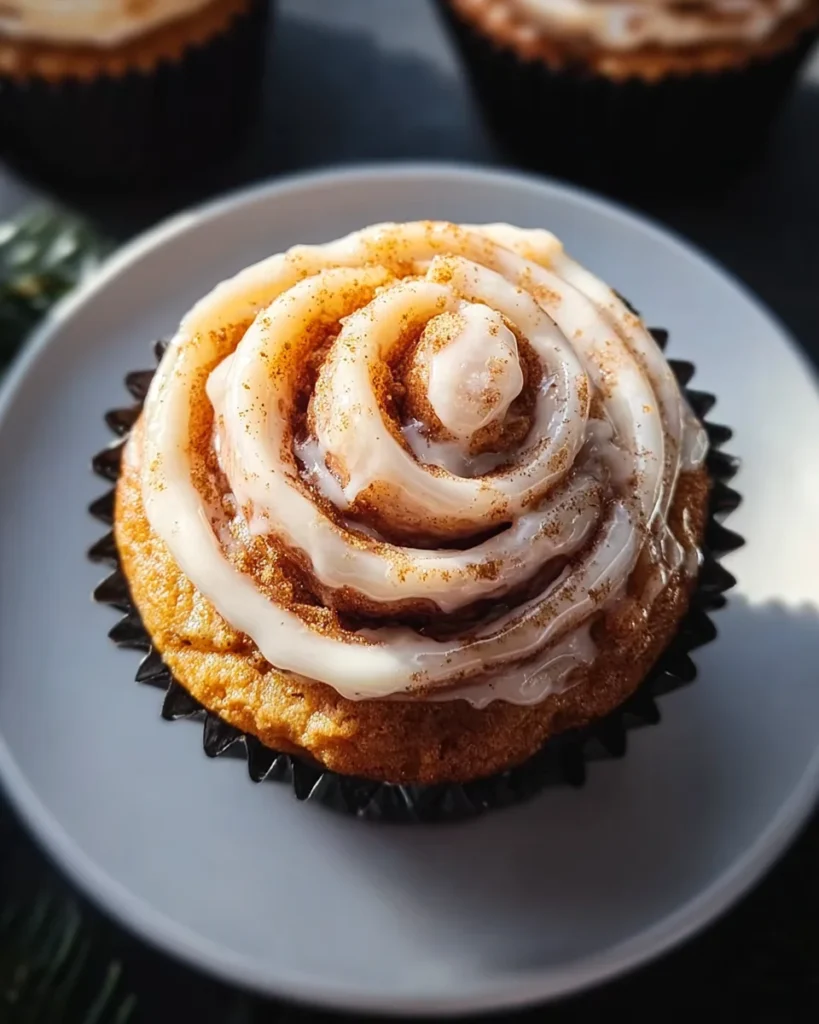Cinnamon Roll Cupcakes