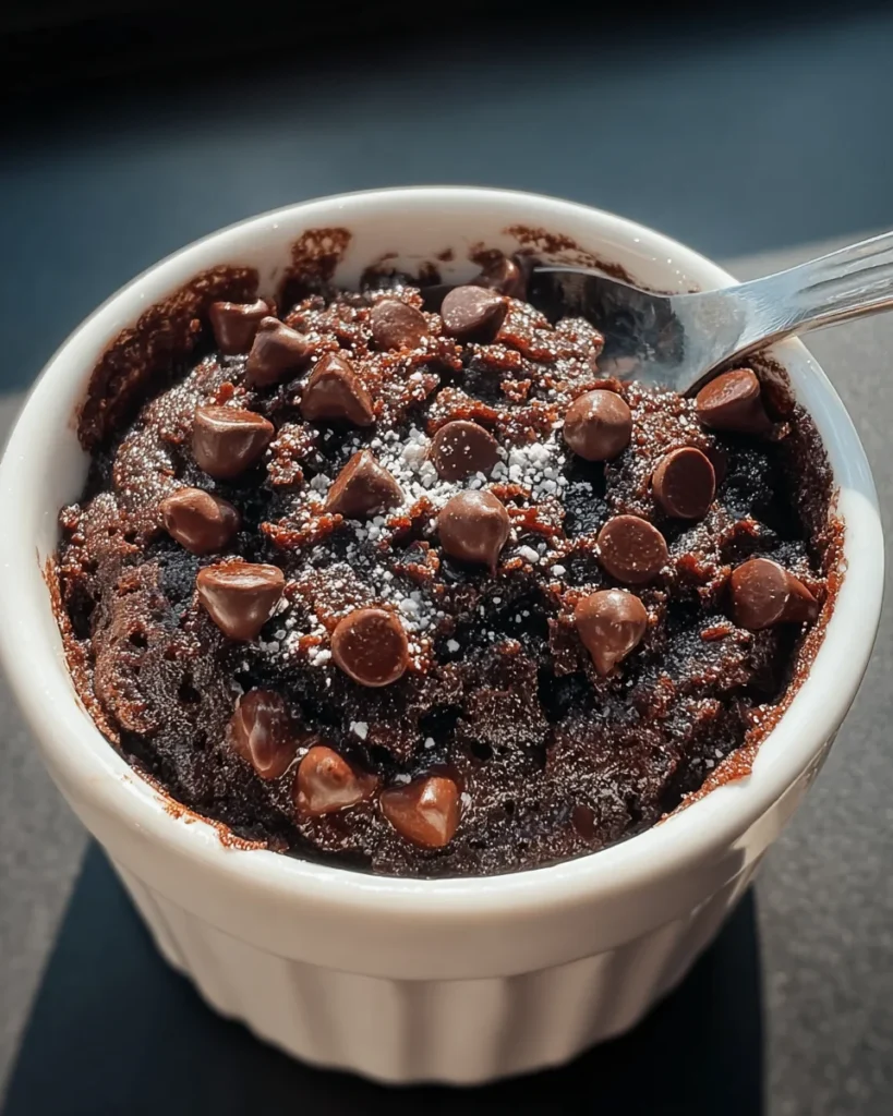 Cottage Cheese Microwave Brownie
