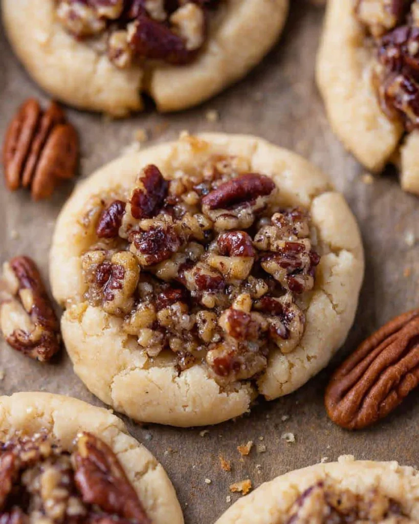 Crumbl pecan pie cookies