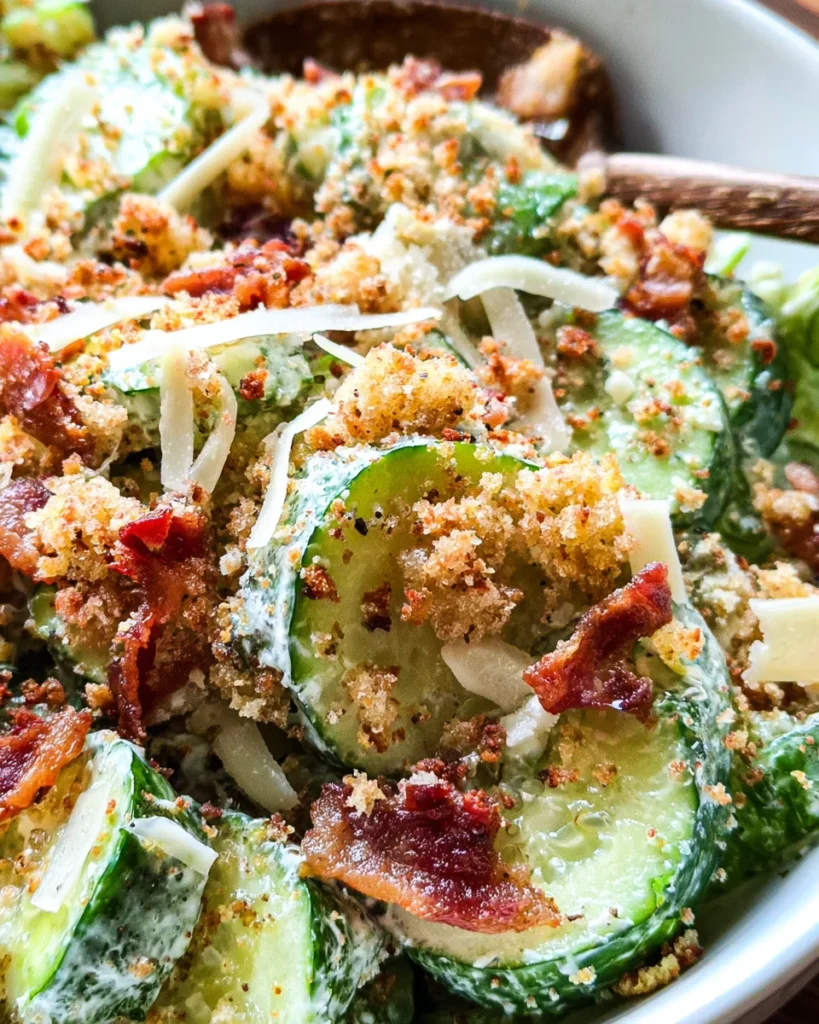 Cucumber Caesar Salad
