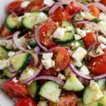 Cucumber Tomato and Feta Salad
