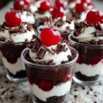 DLux Mini Dessert Cups – Black Forest Cake Recipe