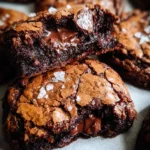 Fudgy Chewy Browkies (Brookies)