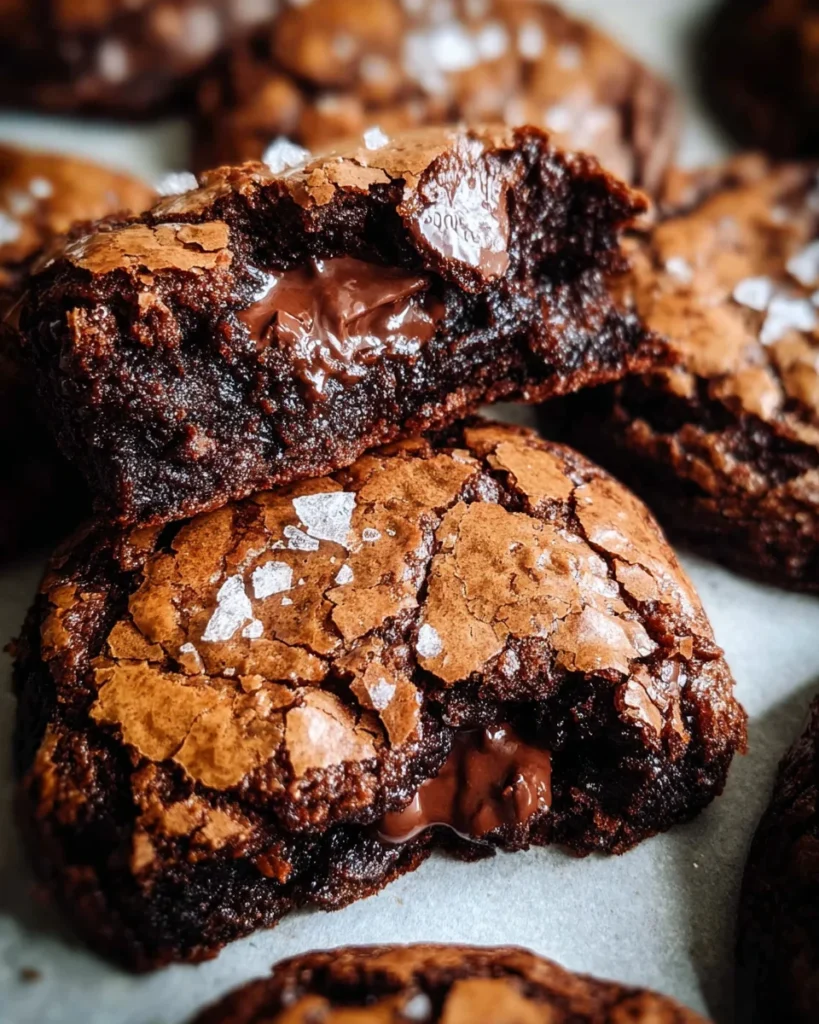 Fudgy Chewy Browkies (Brookies)