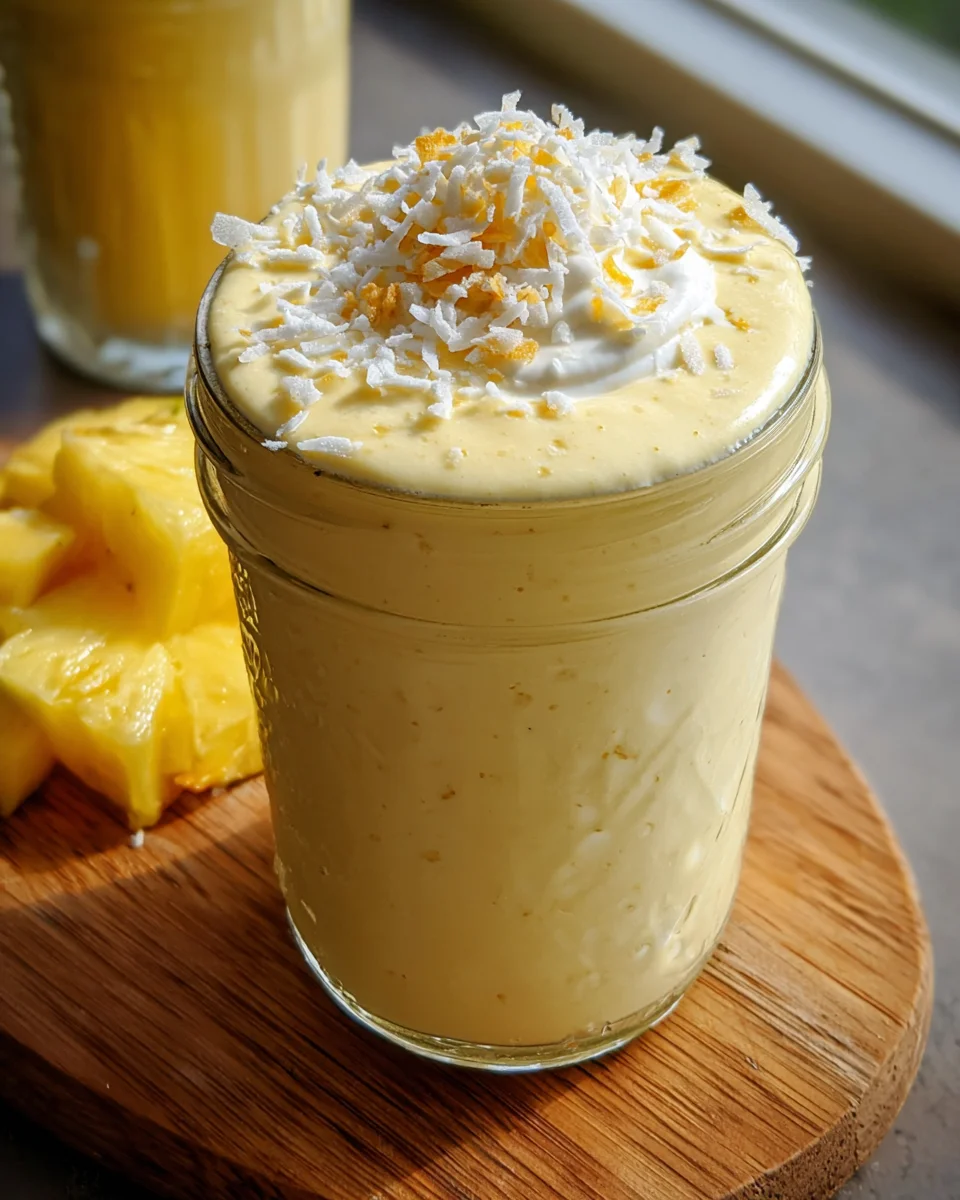 Healthy Piña Colada Smoothie