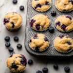 Homemade Blueberry Protein Muffins