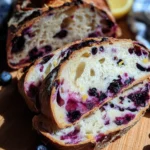 Lemon Blueberry Sourdough Bread Recipe