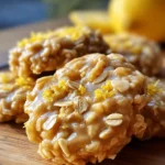 Lemon Oatmeal No-Bake Cookies