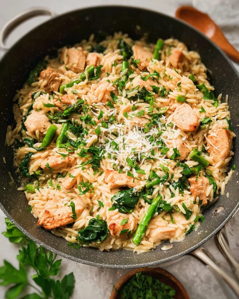 One Pot Chicken Orzo