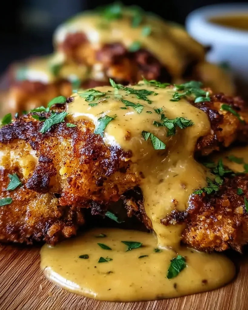 Pretzel Chicken with Mustard-Cheddar Sauce: An Amazing Ultimate Recipe