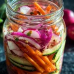 Quick Fridge Pickled Vegetables