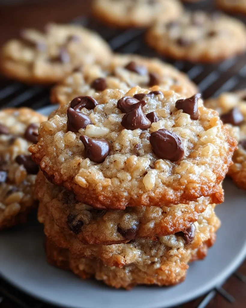 Rice Krispie Chocolate Chip Cookies