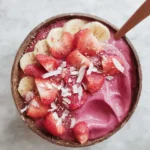 The Best Strawberry Banana Smoothie Bowl