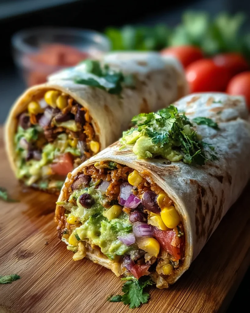 10-Minute Vegan Burrito Wraps