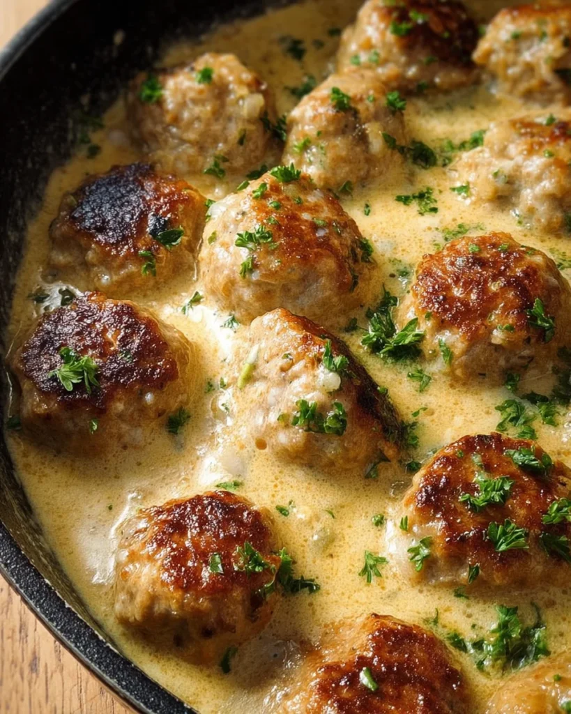 Amazing Keto Turkey Meatballs In A Creamy Sauce: This Is How