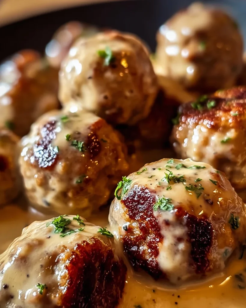 Authentic Swedish Meatballs with Creamy Gravy