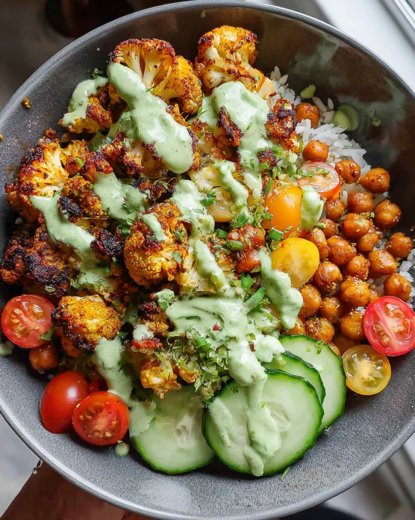 Cauliflower Shawarma Bowls