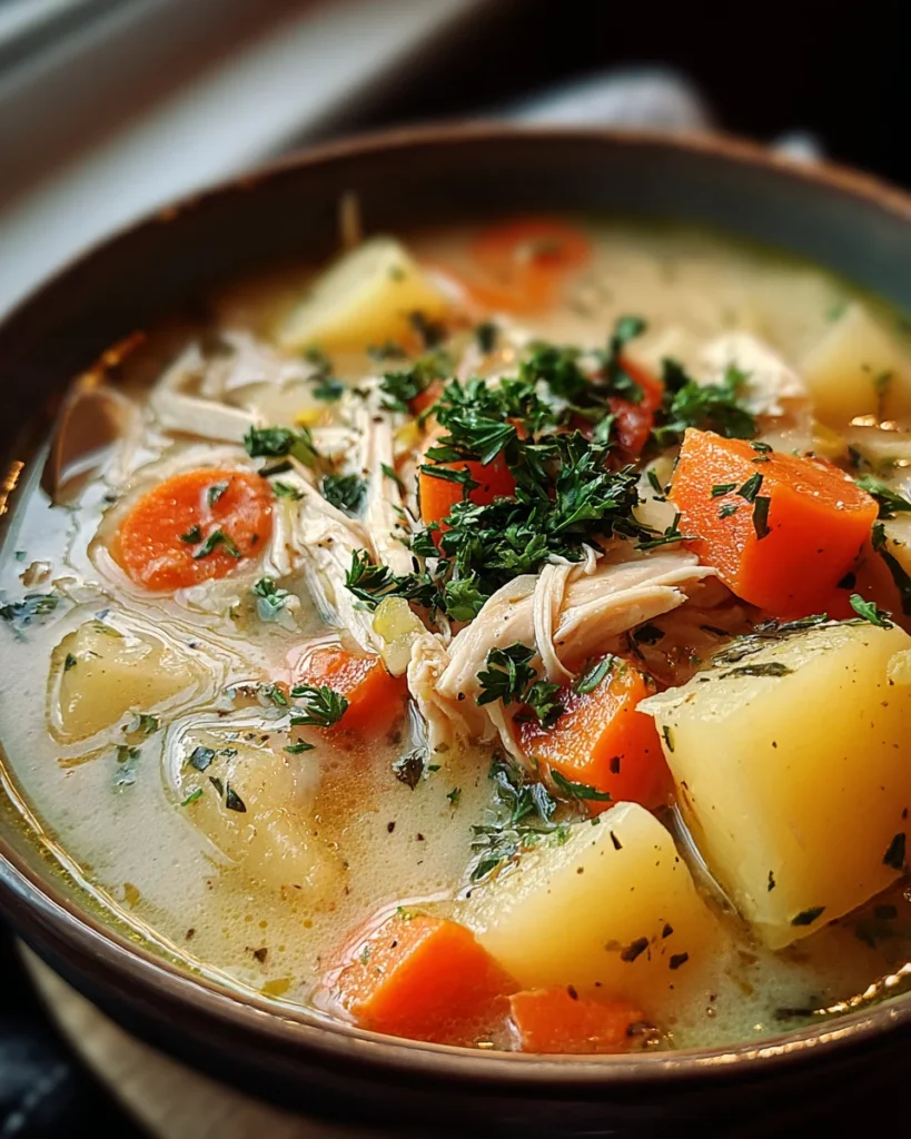 Comforting Chicken Potato Soup