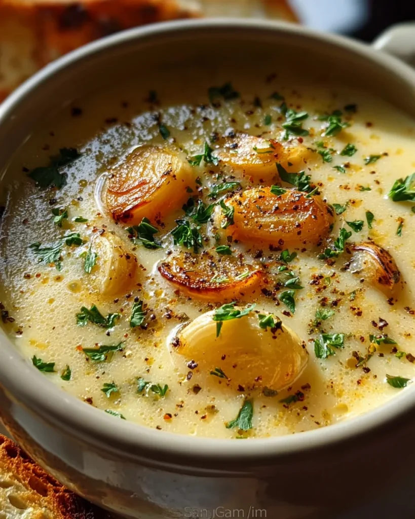 Country French Garlic Soup