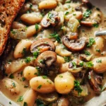 Cozy White Bean Mushroom Stew (Vegan)