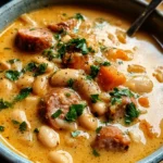 Creamy Bean Soup with Sausage