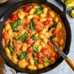 Creamy Roasted Tomato Gnocchi (Vegan & Easy to Make)