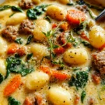 Creamy Sausage Gnocchi Soup