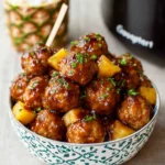 Crock Pot Hawaiian Meatballs (+Video)