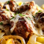 Crockpot French Onion Meatballs Recipe