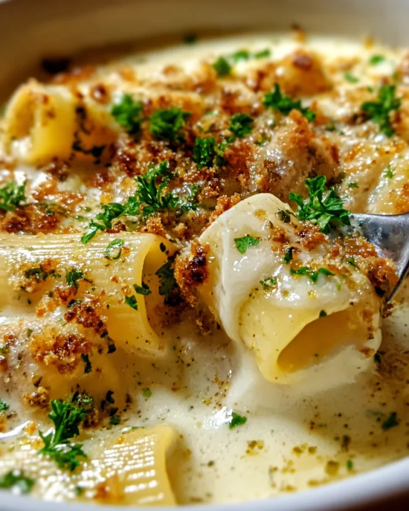 Decadent Creamy Alfredo Lasagna Soup