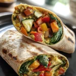 Delicious Roasted Veggie and Hummus Wraps Recipe