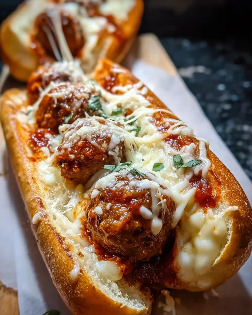 Easy Cheesy Meatball Subs Recipe