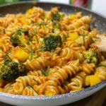 Easy Vegane One Pot Pasta mit Basic Paprika, Brokkoli und Kokosmilch