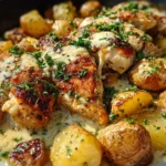 Garlic Parmesan Chicken and Potatoes