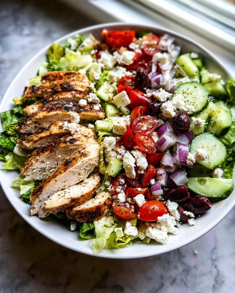 Greek Salad with Chicken